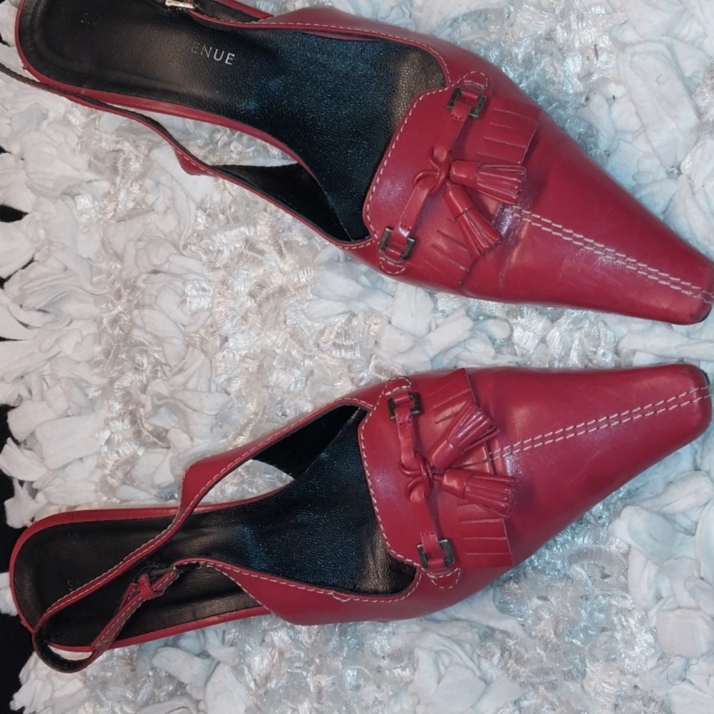 Saks fifth Ave heels strap back